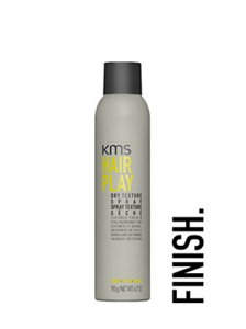 Finish with Hairplay Dry Texture Spray